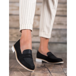 Bestelle Mucasins csillogással fekete 2