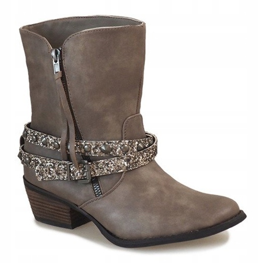 Bézs színű cowboycsizma NRW1745-277 szürke 1