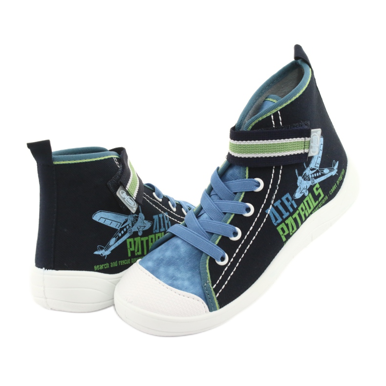 Befado gyermekcipő 268Y066 sötétkék kék zöld 3