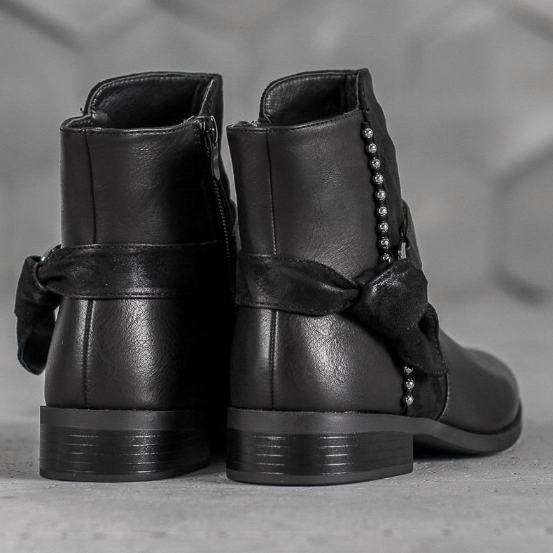 SDS Fekete női csizma 2