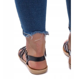 Szandál 3-8 Fekete, Brocade 2