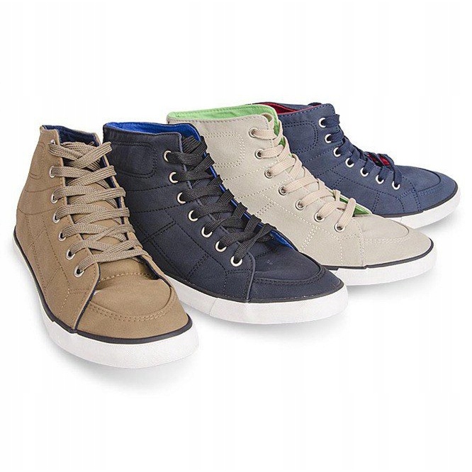 Magas alkalmi cipők 033 Navy Blue sötétkék 1