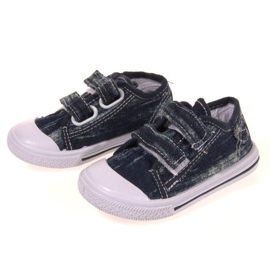 Gyermek Unisex cipők tépőzárral K3701 kék 1