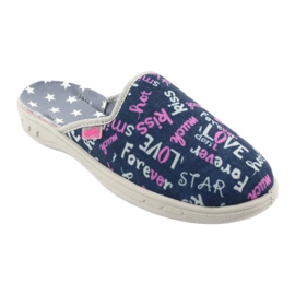 Befado színű gyermekcipő 707Y397 sötétkék rózsaszín szürke 1