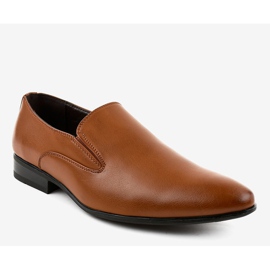 Barna elegáns alacsony cipő 6-317 naplopó 1