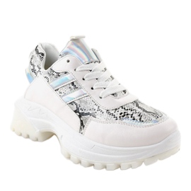 Stílusos fehér sportcipő 690051 sokszínű 1