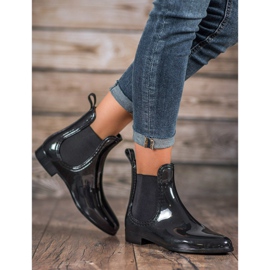 SHELOVET Lakkozott galushes fekete 2