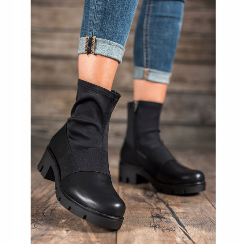 Filippo Fekete csizma a platformon 1 Filippo Fekete csizma a platformon 1