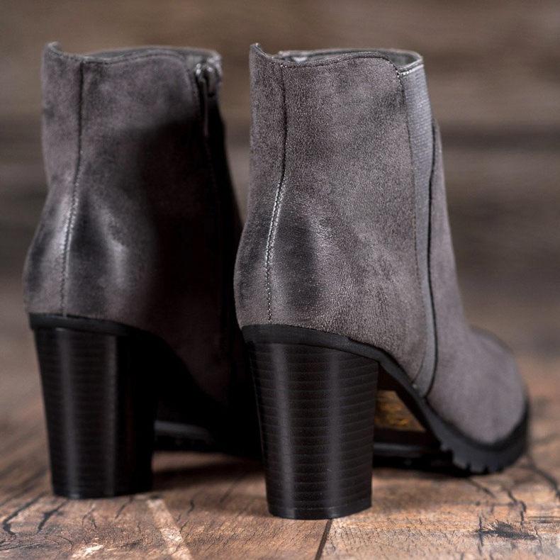 S. BARSKI Szürke női csizma 1 S. BARSKI Szürke női csizma 1