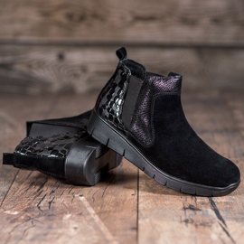 SHELOVET Női csizma fekete 1