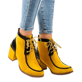 Teve velúr bokacsizma a HF-296 oszlopon barna sokszínű 1