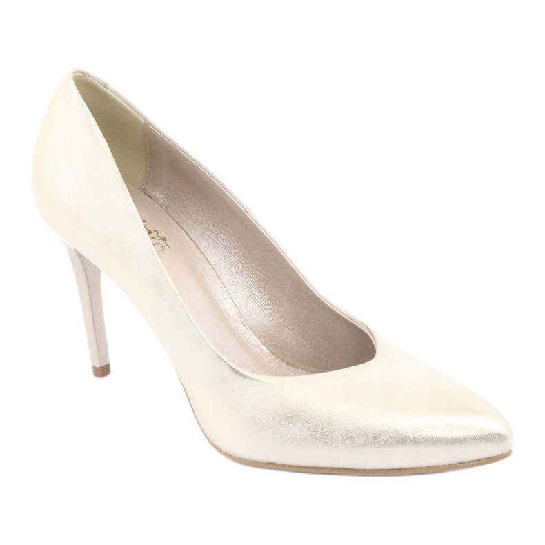 Női bőr szivattyúk arany Espinto 889 egy csapon aranysárga 1