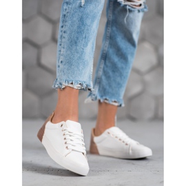 Bestelle Eco bőr cipők fehér 2