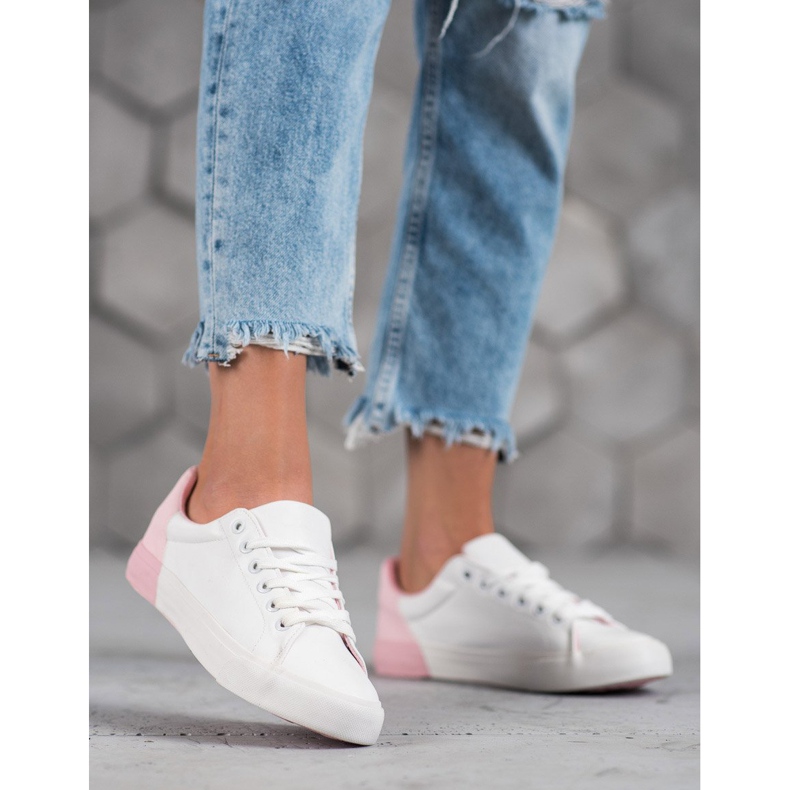 Bestelle Eco bőr cipők fehér 1