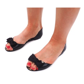 Szandál Papucs Meliski KM01 Black fekete 1