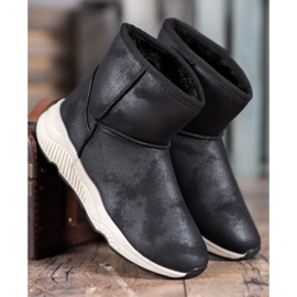 SHELOVET Kényelmes hócsizma fekete 1