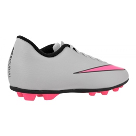 Nike Mercurial Vortex Ii FG-R Jr 651642-060 futballcipő szürke fehér 2