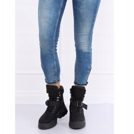 Fekete HE117P Fekete cipő 1