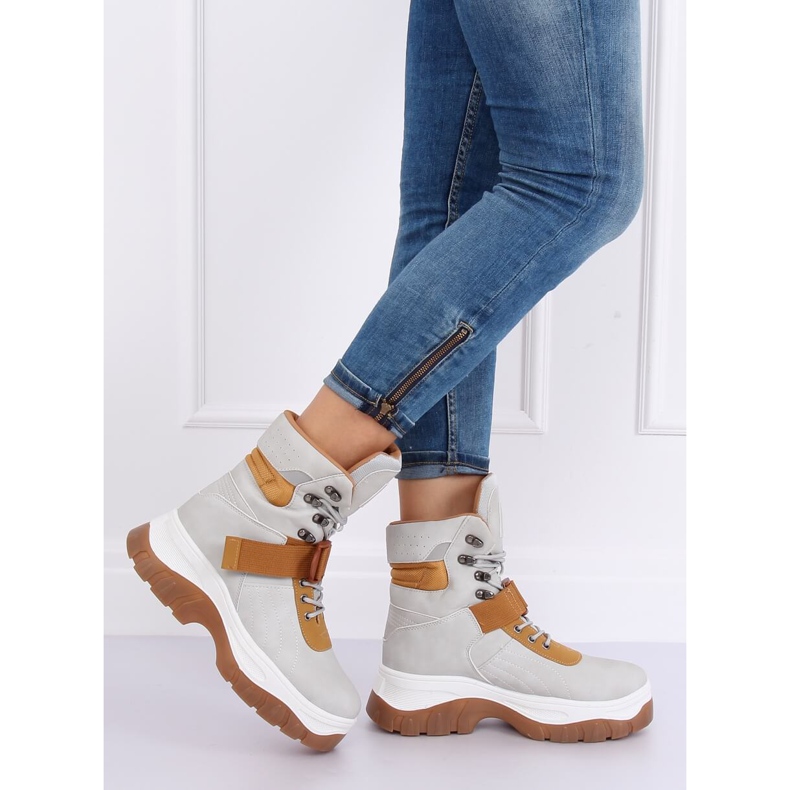 Szürke HE117P Szürke cipő 2