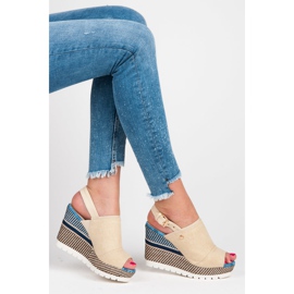 Vices Textil ékszandál mintával barna 1 Vices Textil ékszandál mintával barna 1