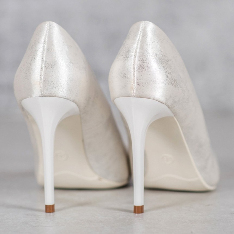 SHELOVET Szatén csapok fehér 1