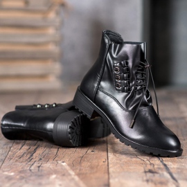 Groto Gogo Csizma bordázott fekete 1