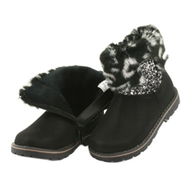 American Club Fekete amerikai GC45 lány csizma szürke 4