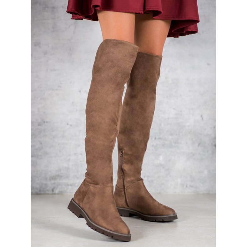 Kylie Lapos sarkú csizma barna 1