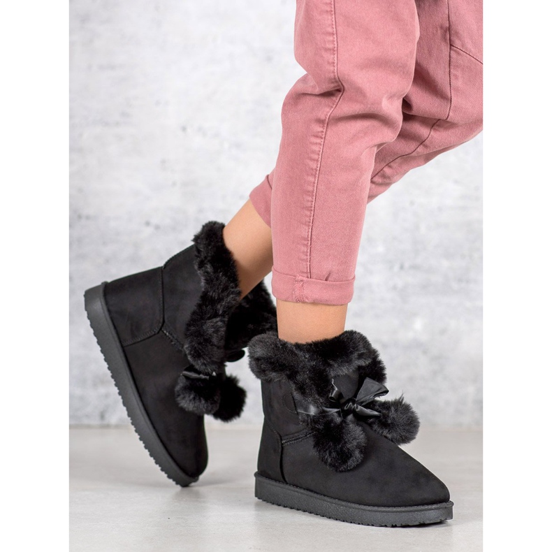 Divatos fekete Mukluki 1