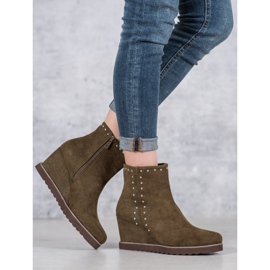 Kylie Zöld csizma egy ék 2