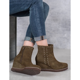 Kylie Zöld csizma egy ék 1