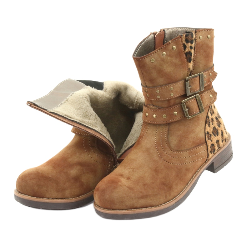 American Club barna párduccsizma 5