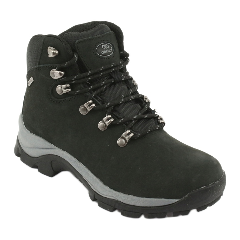 Fekete Atletico 57089 kötött túracipő 1