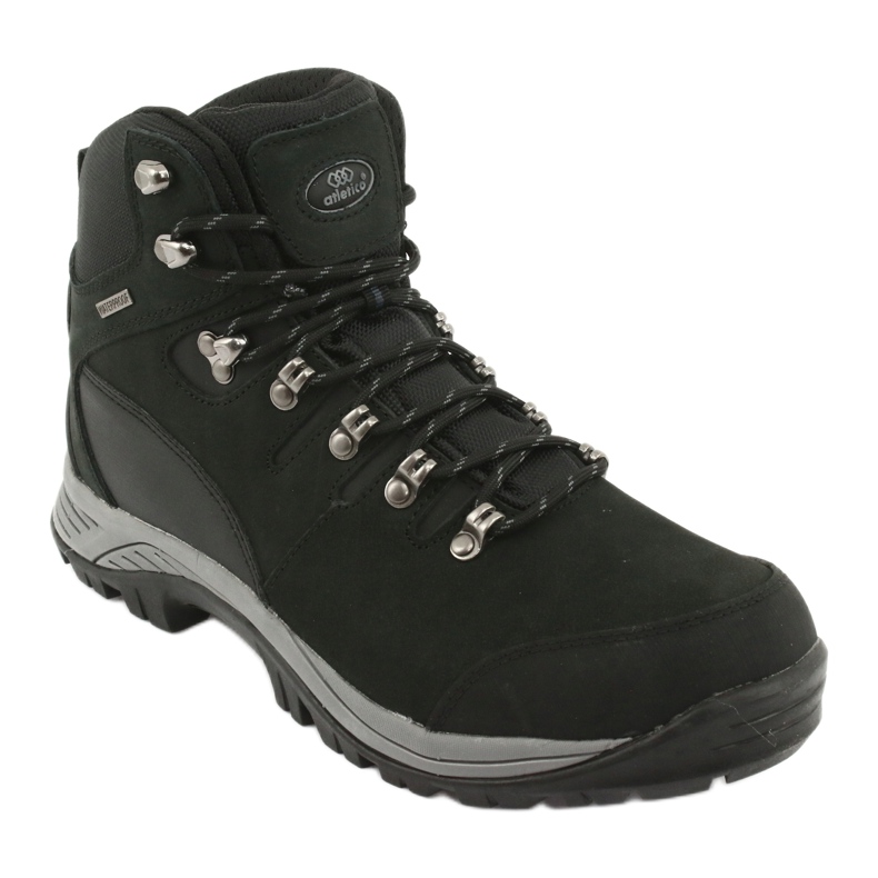 Atletico 66176 fekete kötött túracipő 1