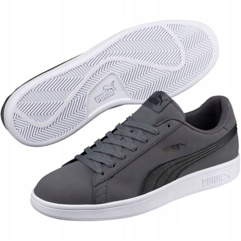 Cipő Puma Smash v2 Buck M 365160 08 szürke 2 Cipő Puma Smash v2 Buck M 365160 08 szürke 2