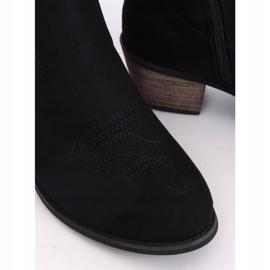 Fekete CM-9M1-1 Fekete cowboy csizma 2