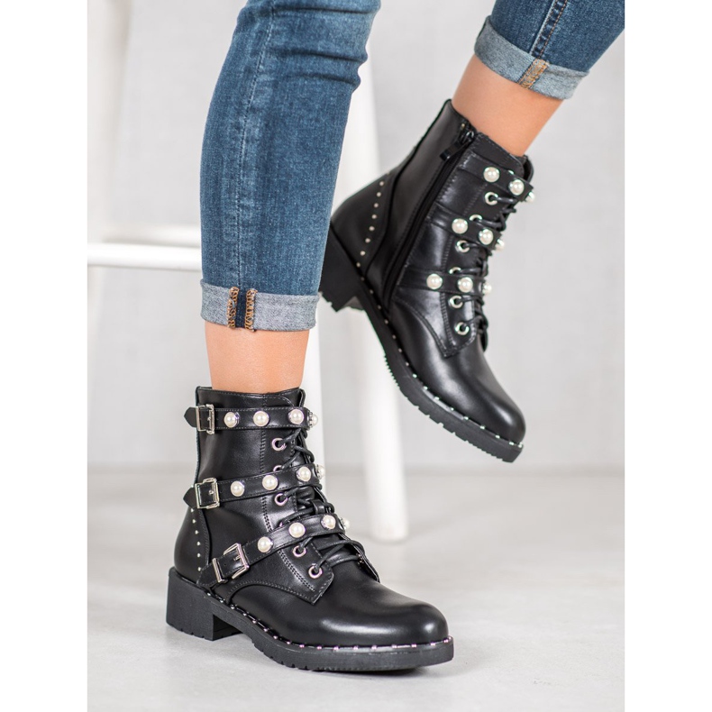 Seastar Munkavállalók gyöngyökkel fekete 2