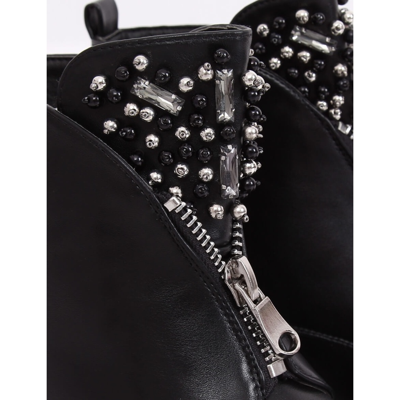 Fekete női csizma a védőn fekete BK-37 Black 2 Fekete női csizma a védőn fekete BK-37 Black 2