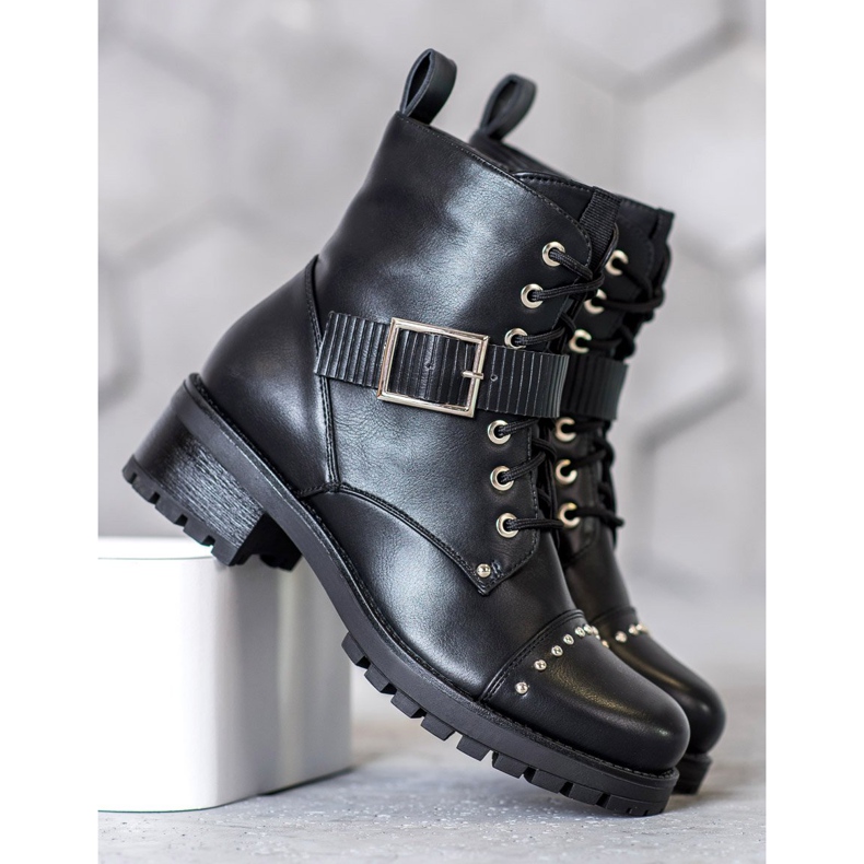 Seastar Munkavállalók dekoratív csattal fekete 2