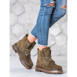 SHELOVET Fűzőcsapdák barna sokszínű zöld 2