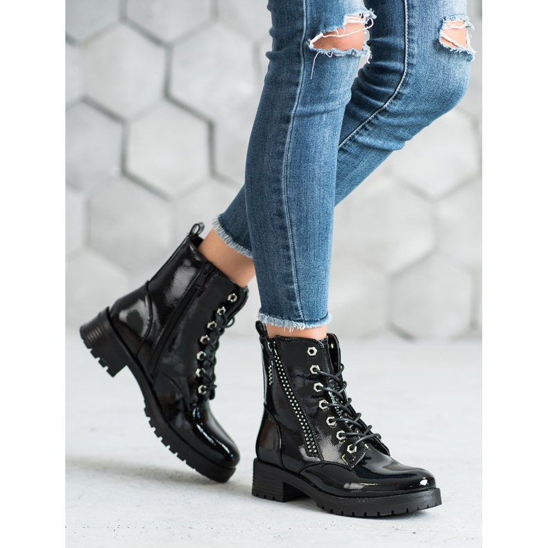 Seastar Lakkozott munkások fekete 1