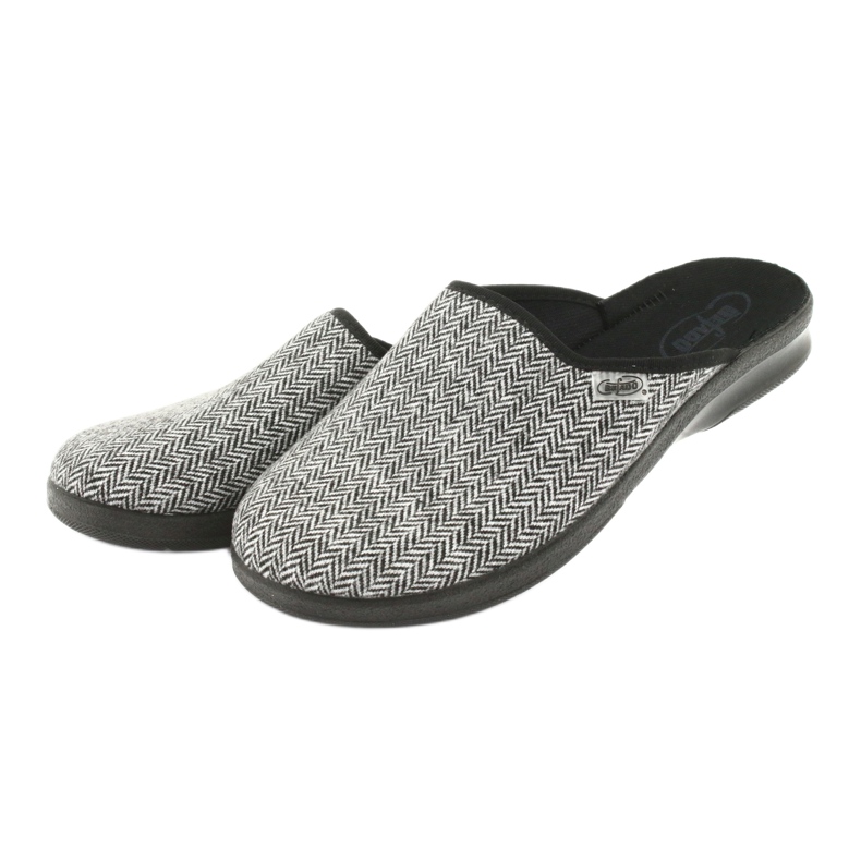 Befado férfi cipő pu 548M023 fekete szürke 3