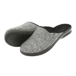 Befado férfi cipő pu 548M023 fekete szürke 4