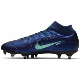 Nike Mercurial Superfly 7 Academy Mds Sg Pro Ac M CK0014-401 futballcipő sötétkék sötétkék 2