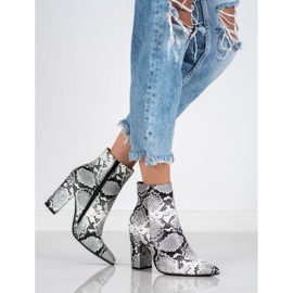 Seastar Snake Print Boot fehér fekete sokszínű 2