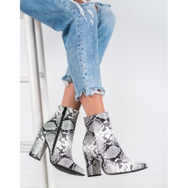 Seastar Snake Print Boot fehér fekete sokszínű 1