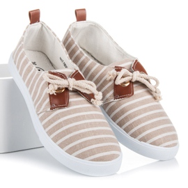 Mckeylor Bordás tornacipő barna 1