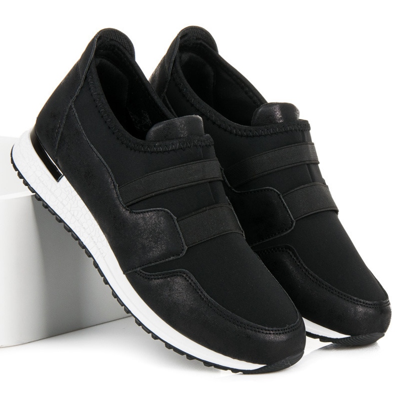 Sergio Todzi Női bebújós cipők fekete 1