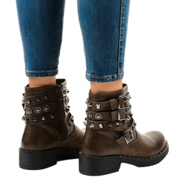 Barna szigetelésű csizma 77-8 zöld 2