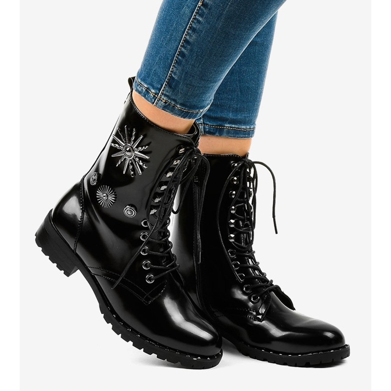 Fekete SA8023 munkacipő 2